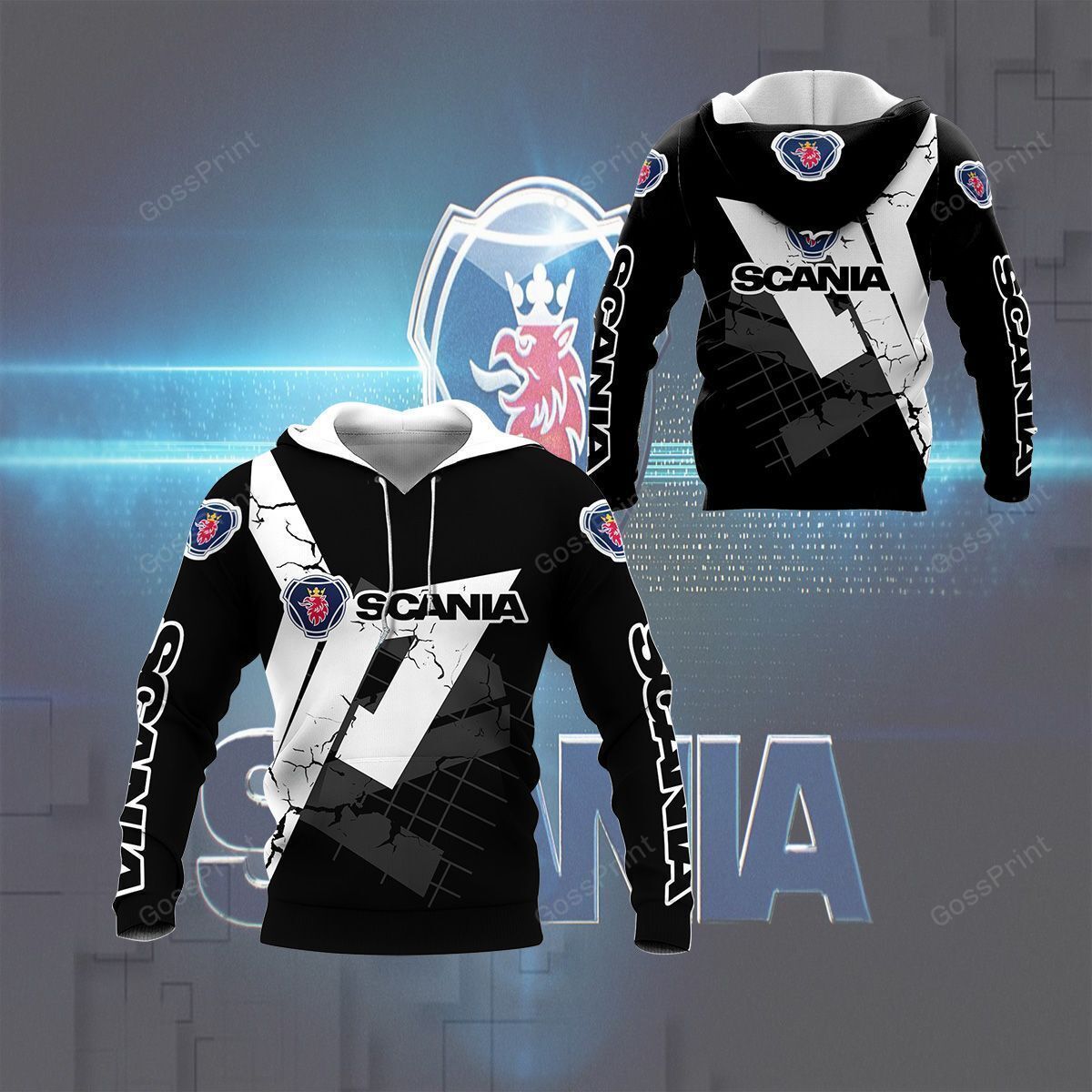 3D All Over Printed Scania Shirts Ver 23
