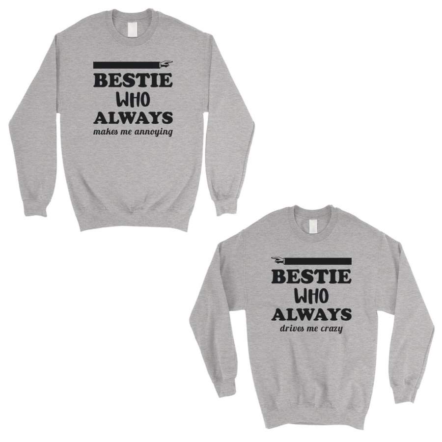 Bestie Always Unisex BFF Matching Sweatshirts  Best Friend Gift