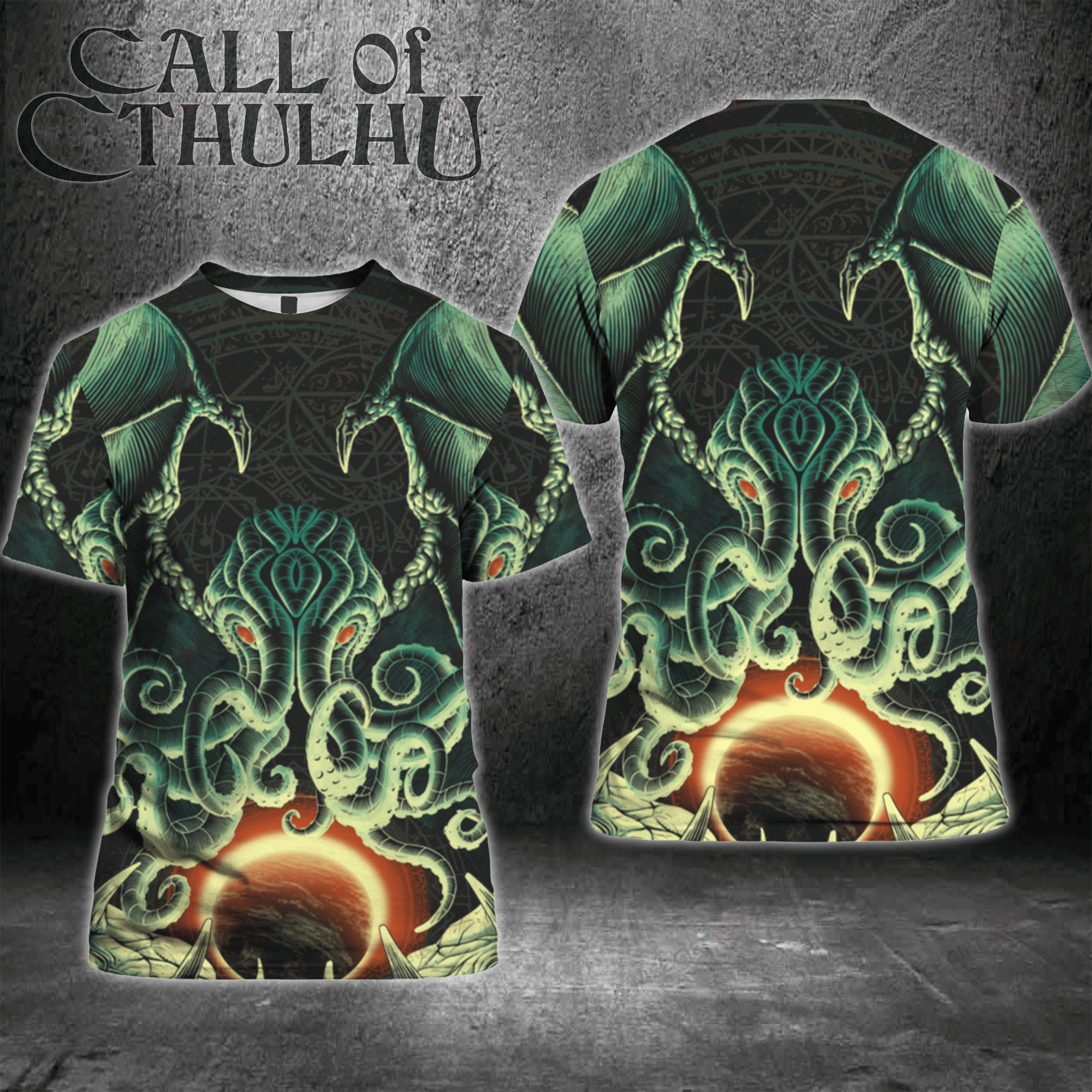 Cthulhu 3D T-Shirt 3Ts-L6O8