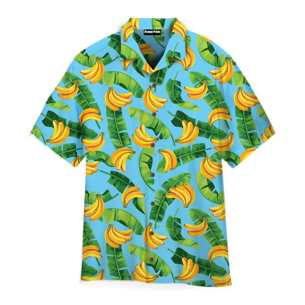 Banana Leaves Pattern Hawaii Shirt For Men Women Ha75917