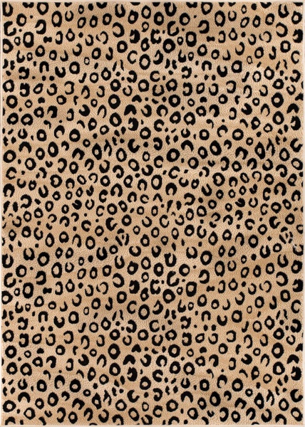 Black And Coral Leopard Skin Area Rug Home Decor