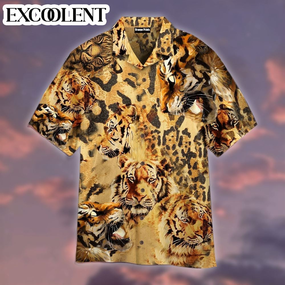 Tiger Vintage Aloha Hawaiian Shirts – Hawaiian Shirts Men – Vintage Hawaiian Shirts