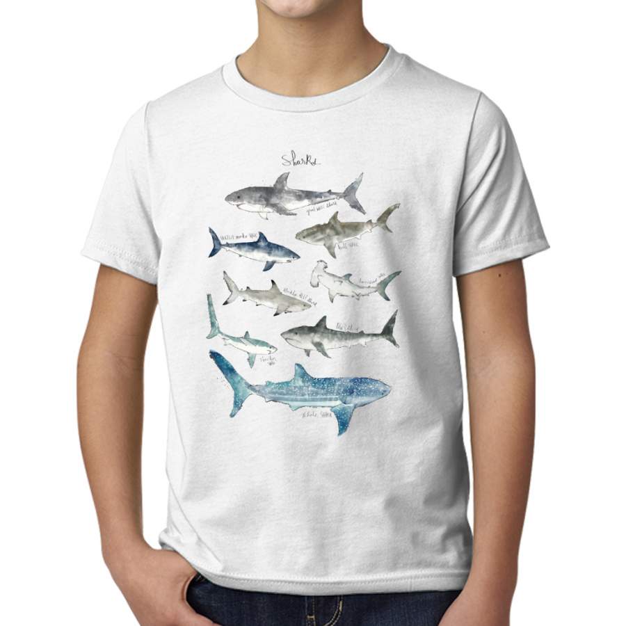 Sharks – Landscape Format Young T-Shirt