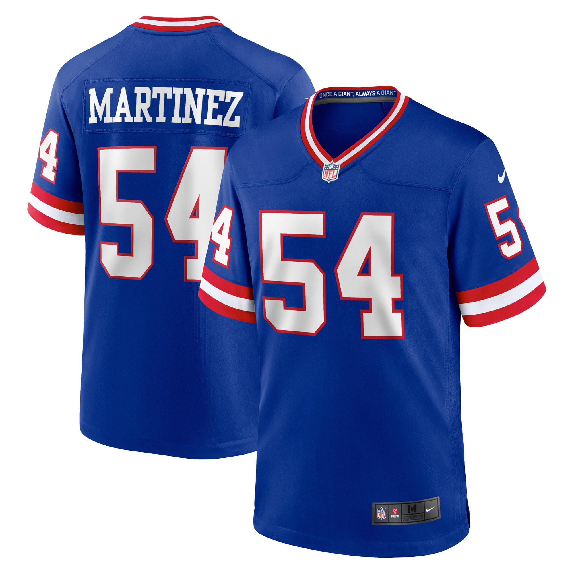 Blake Martinez New York Giants Classic Player Game Jersey – Royal NFL