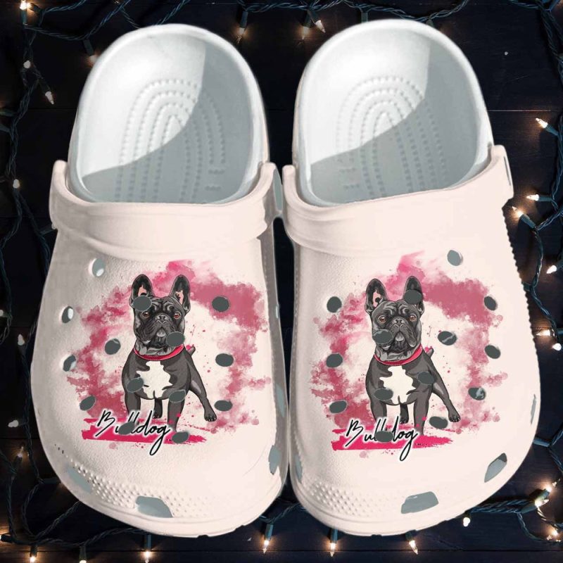 French Bulldog Funny Gift For Lover Rubber clog Shoes Comfy Footwear