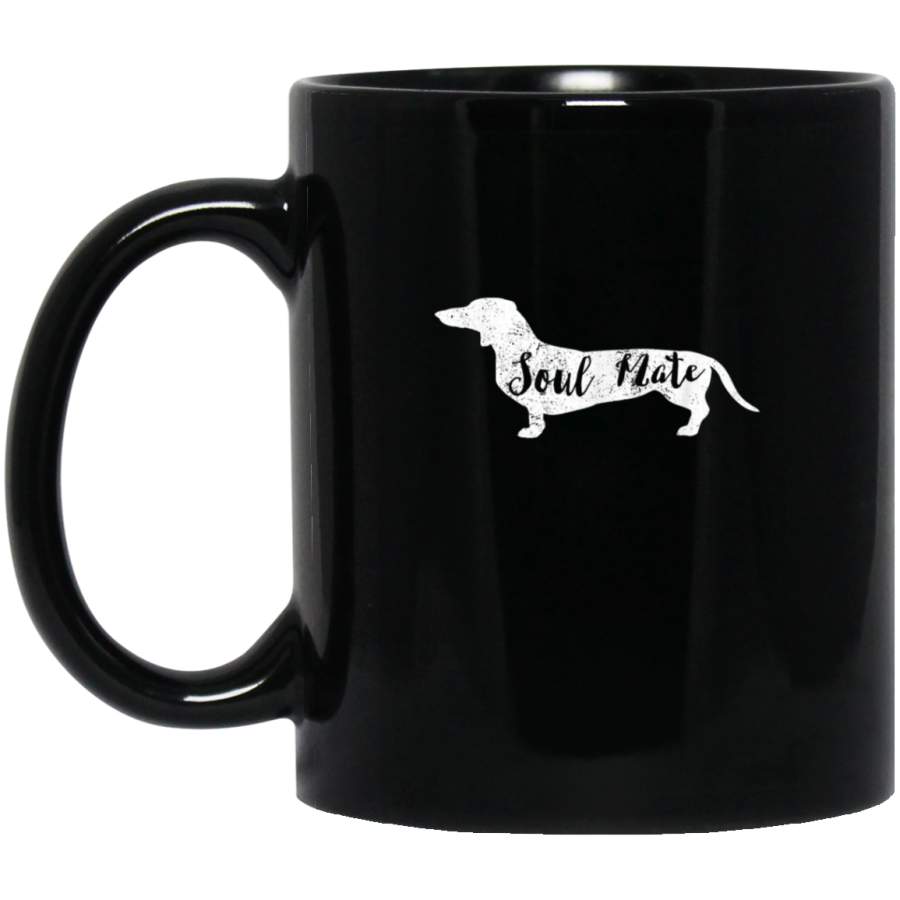 Soul Mate Dachshund Lovers Vintage Look Mug