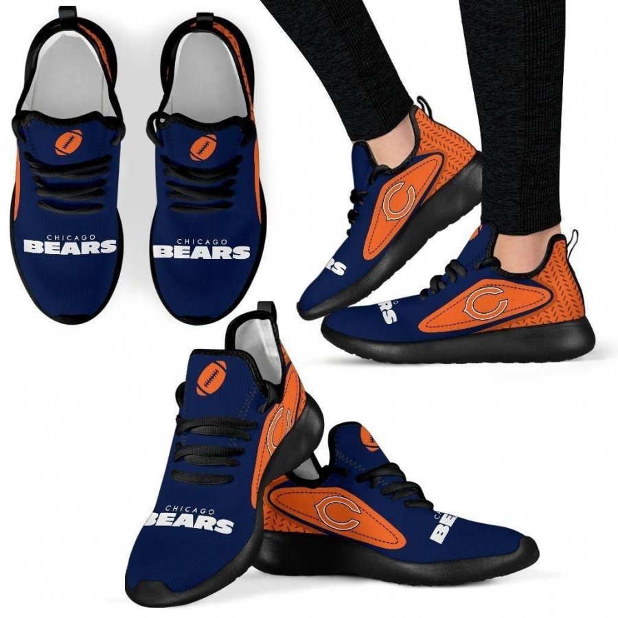 Legend React Chicago Bears Mesh Knit Sneakers #710