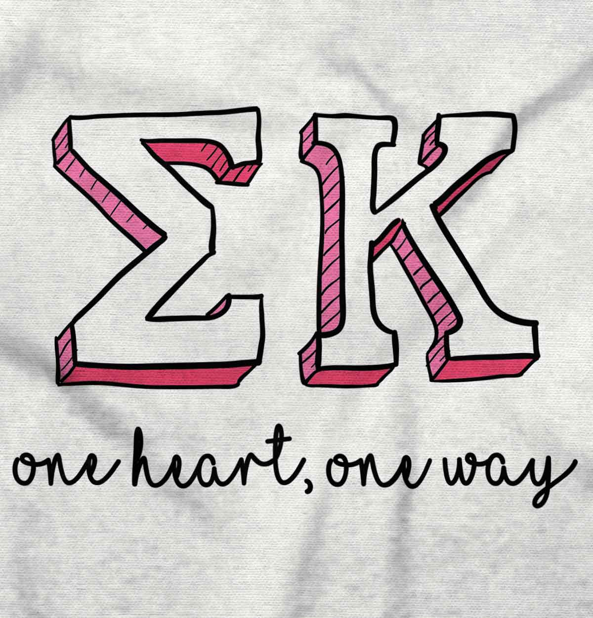 Motto Of A Kappa Junior Fit V-Neck T Shirt