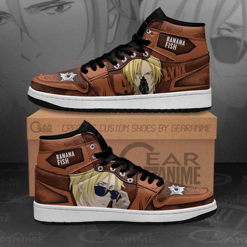 Ash Lynx Sneakers Custom Anime Banana Fish Shoes Unisex Men Women