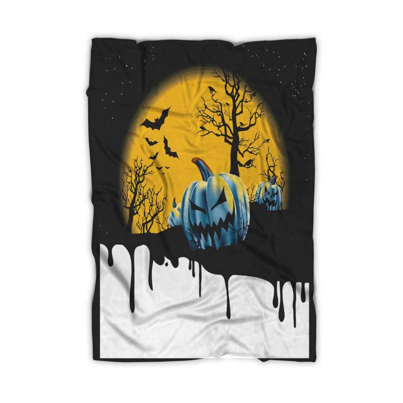 Halloween Lantern Poster Blanket