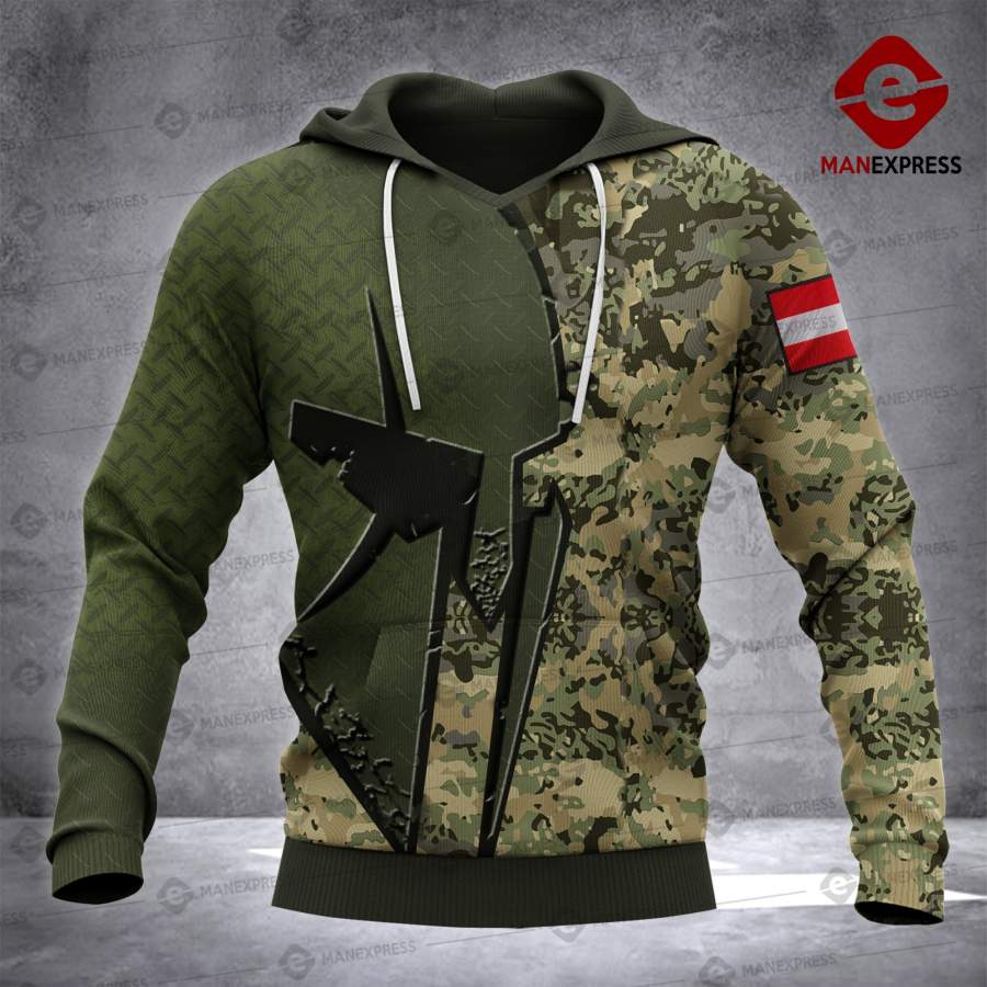 Austria Warriors GAK 3D printed hoodie ARMS
