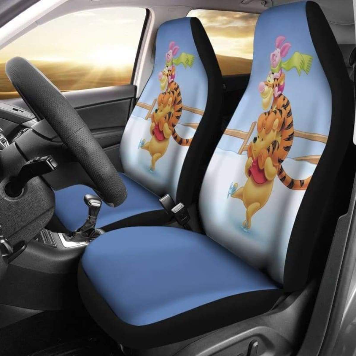 Tigger Pooh Piglet Car Seat Covers Universal Fit 051312