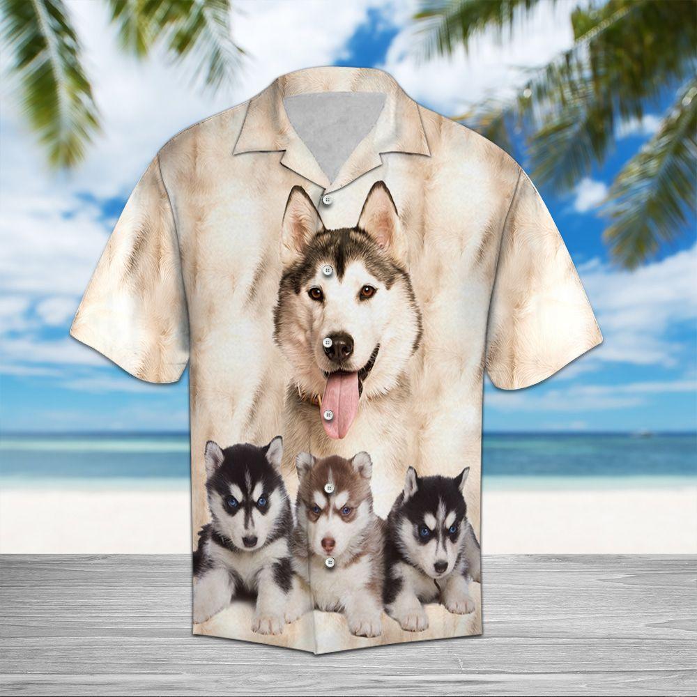 Siberian Husky Great Hawaii Shirt For Hawaii Aloha Ha16144