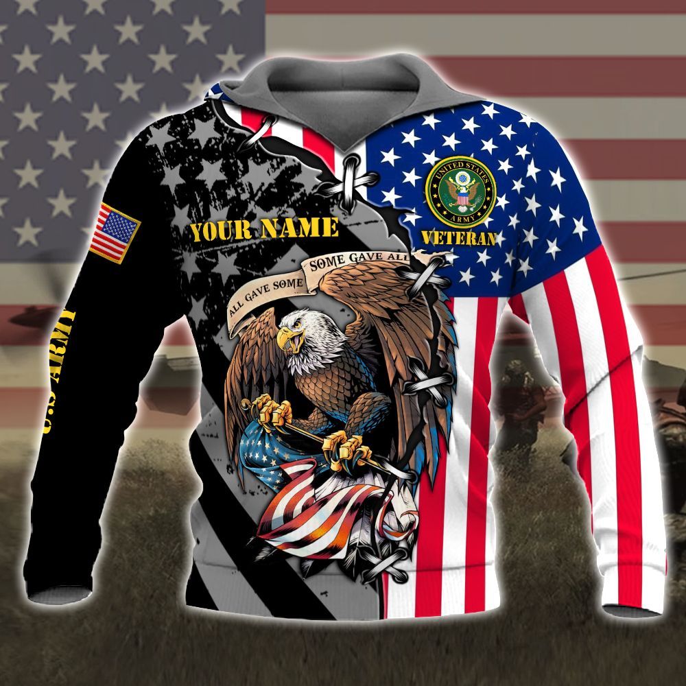 PHT282009A38WK US ARMY CUSTOM NAME HOODIE CC