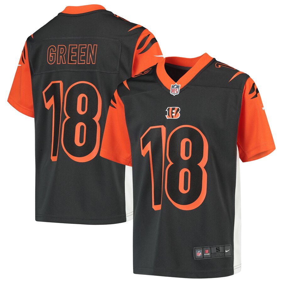 A.j. Green Cincinnati Bengals Nike Youth Inverted Game Jersey – Anthracite