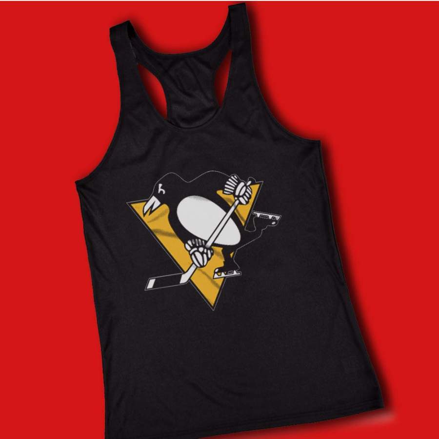 Pittsburgh Penguins Ice Sketting Women’S Tank Top