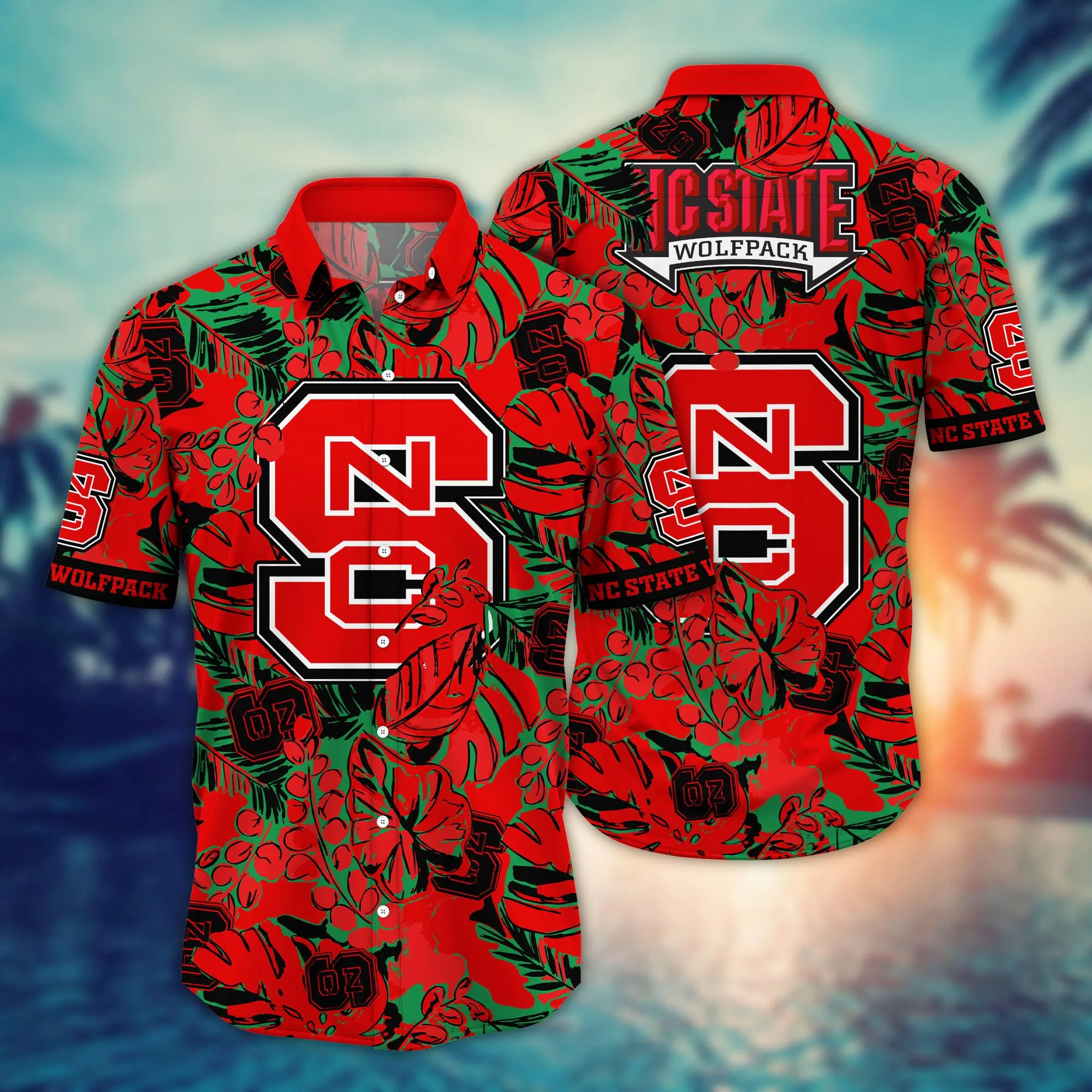 Nc State Wolfpack NCAA Hawaiian Shirt Beach Balls Aloha Shirt