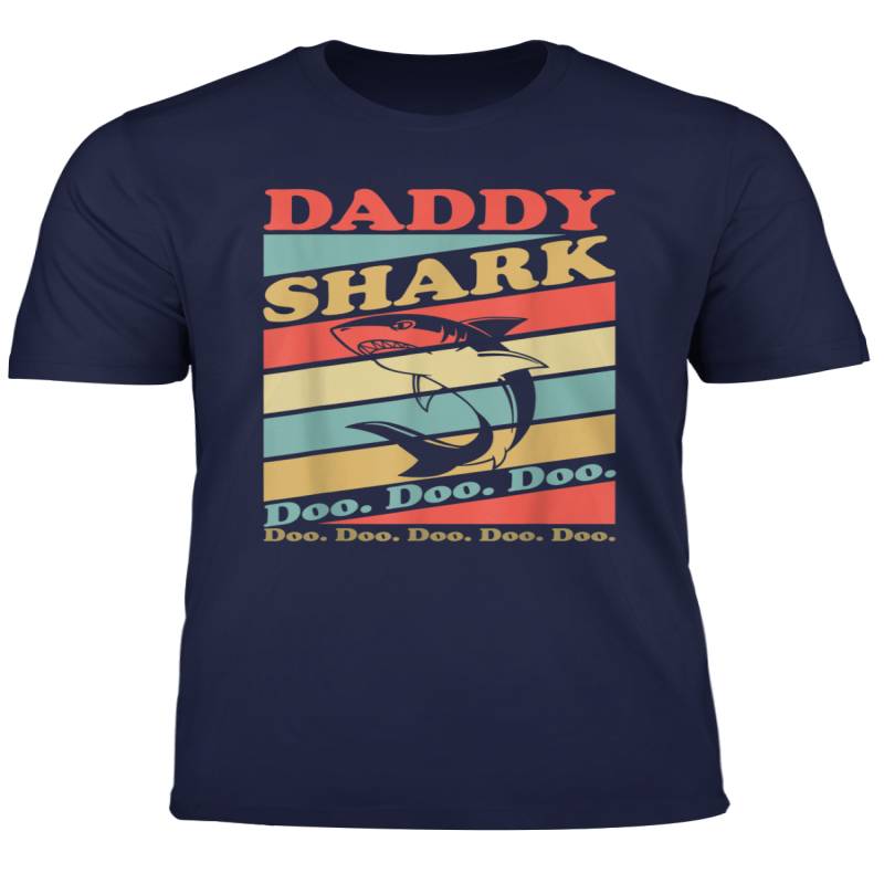 Vintage Daddy Shark T Shirt Grandpa Halloween Christmas