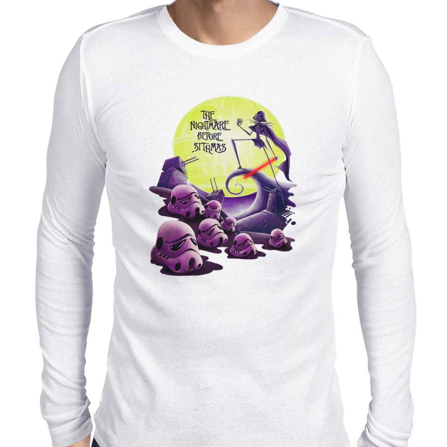 The Nightmare Before Sithmas Men’s Long Sleeve Tee