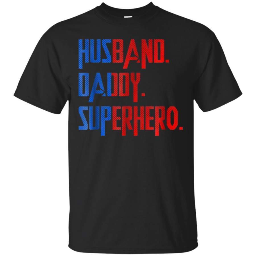 AGR Husband Daddy Superhero Tee  Daddy Tshirt Jaq T-shirt