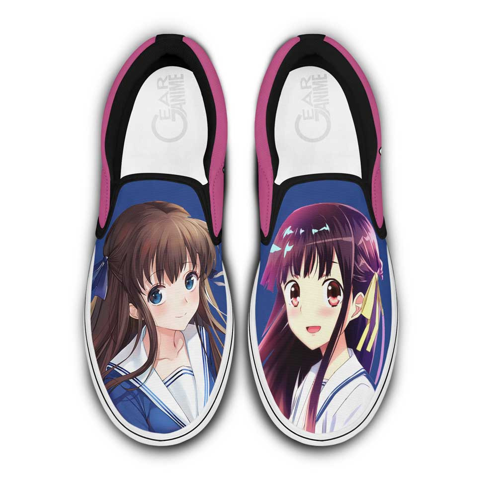 Tooru Honda Slip-On Shoes Custom Anime Fruit Basket Shoes