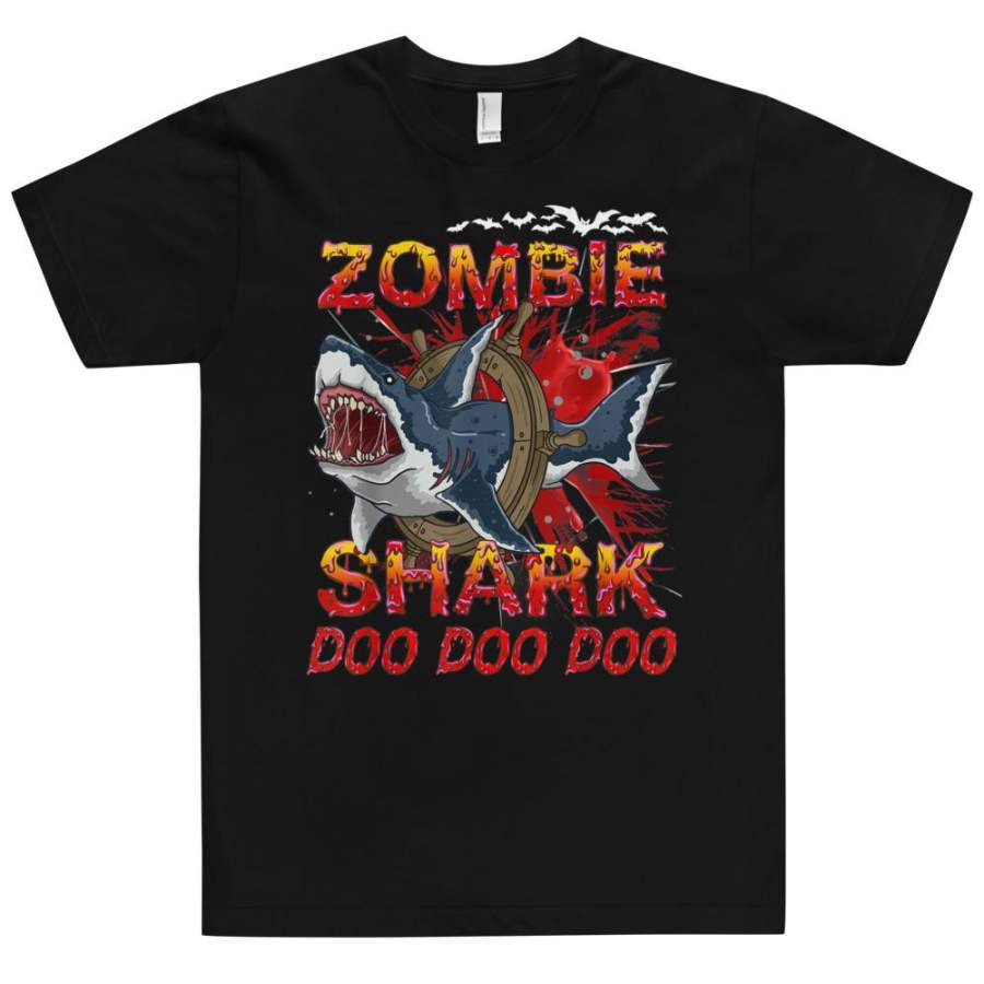 Zombie Shark Halloween T-Shirt Zombie Shark Do Do Do