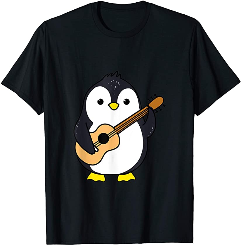 Penguin Playing Guitar T-Shirt