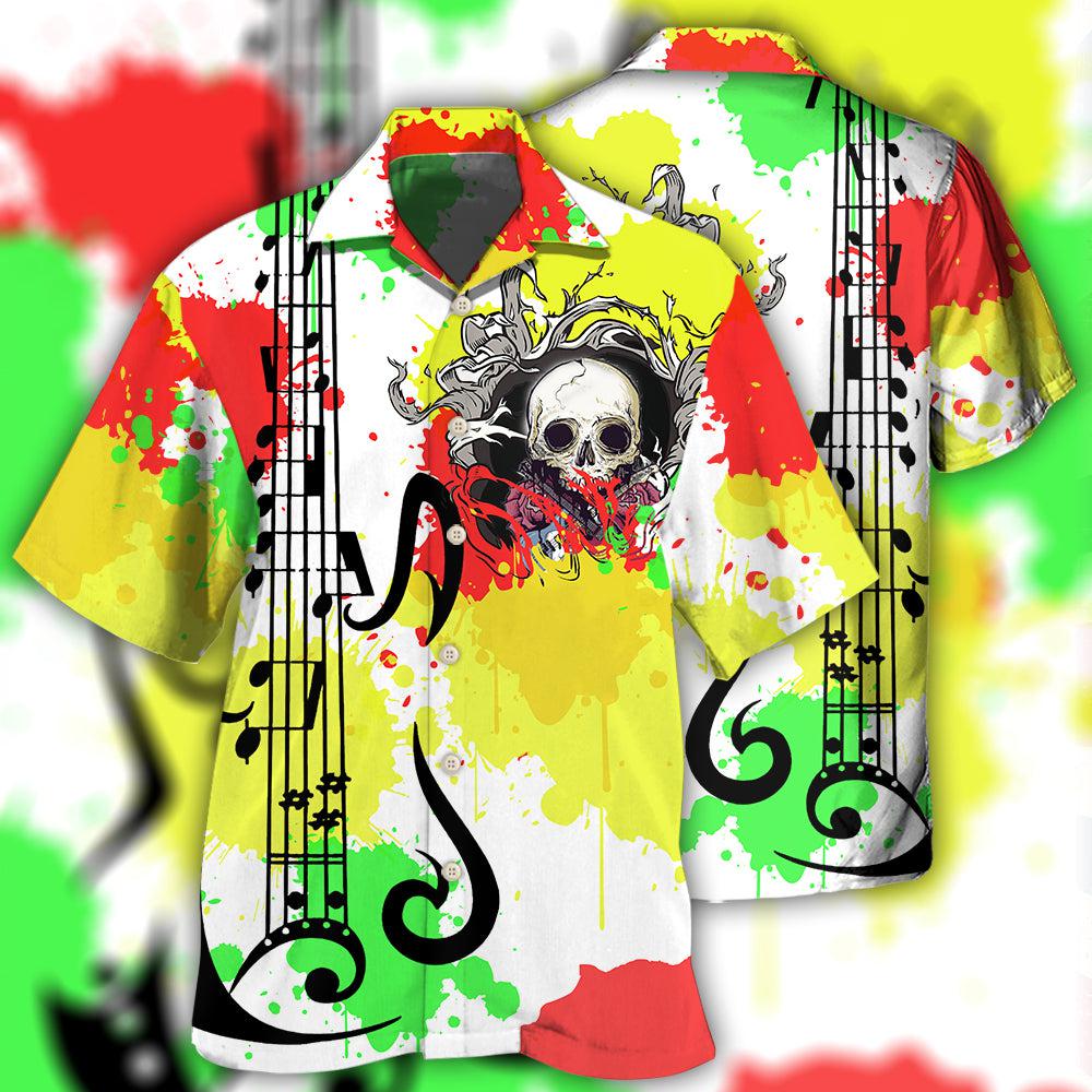 Guitar Colorful Hawaii Shirt Ha59501