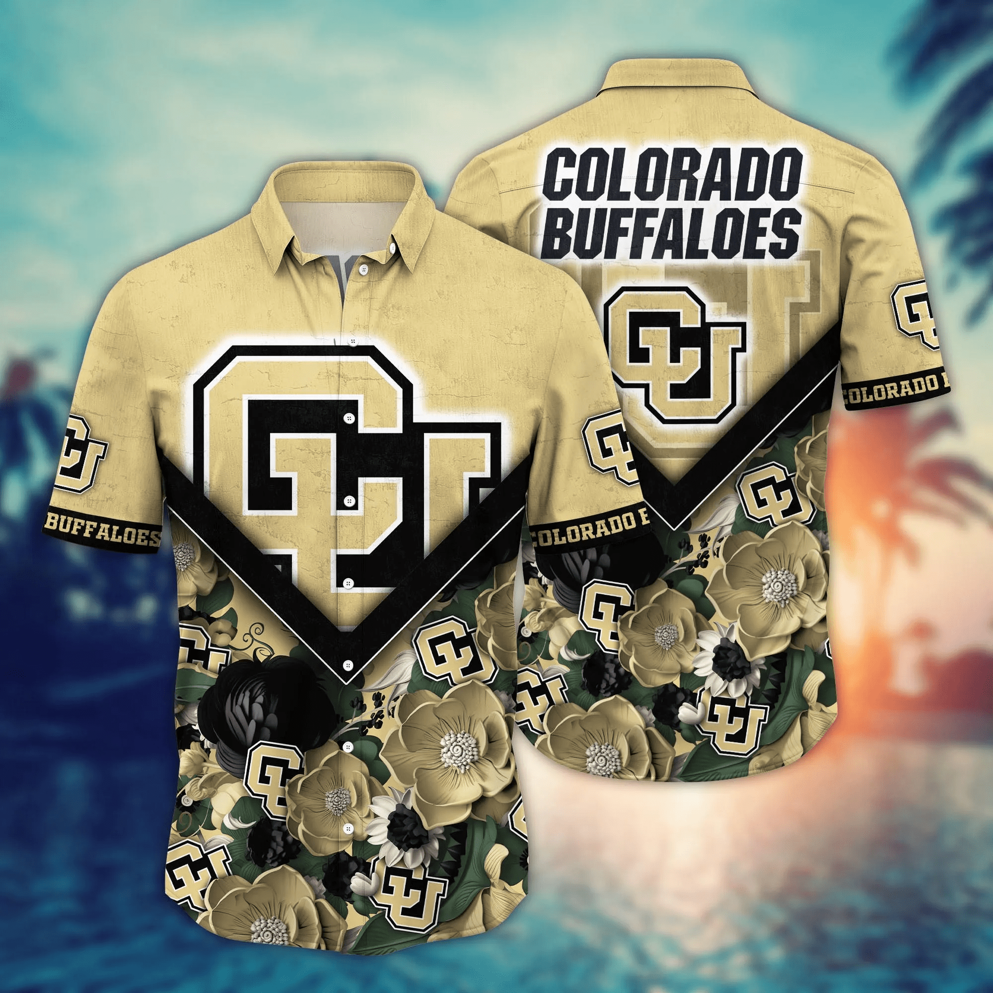 Colorado Buffaloes NCCA Hawaiian Shirt Custom Summer Nights Aloha Shirt