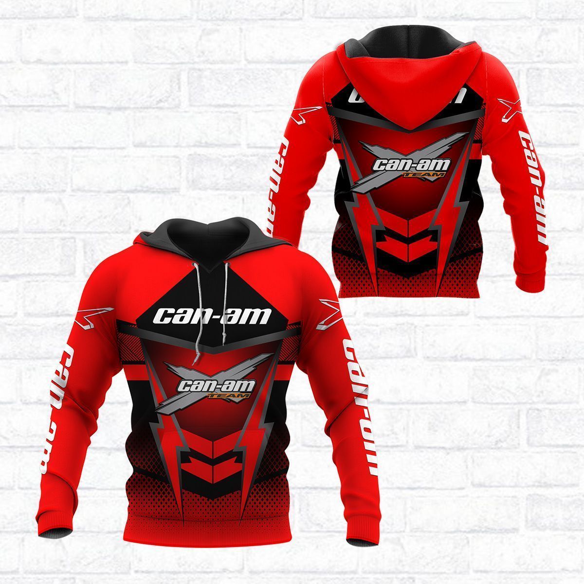 3D All Over Printed Can-am Shirts Ver1 (Red) – Ride Clothing Shop