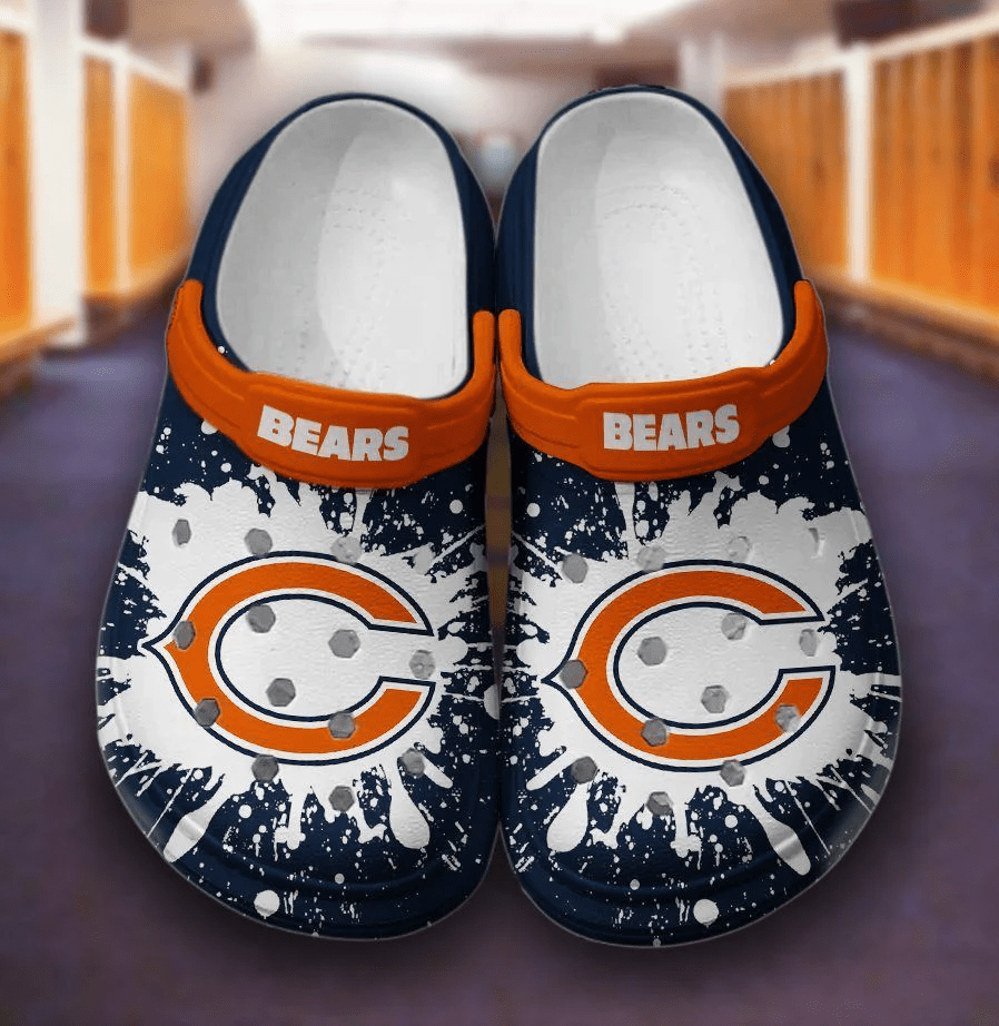 NFL Chicago Bears PolkaCrocssCrocss Clogs Shoes Comfortable Crocband For Men Women