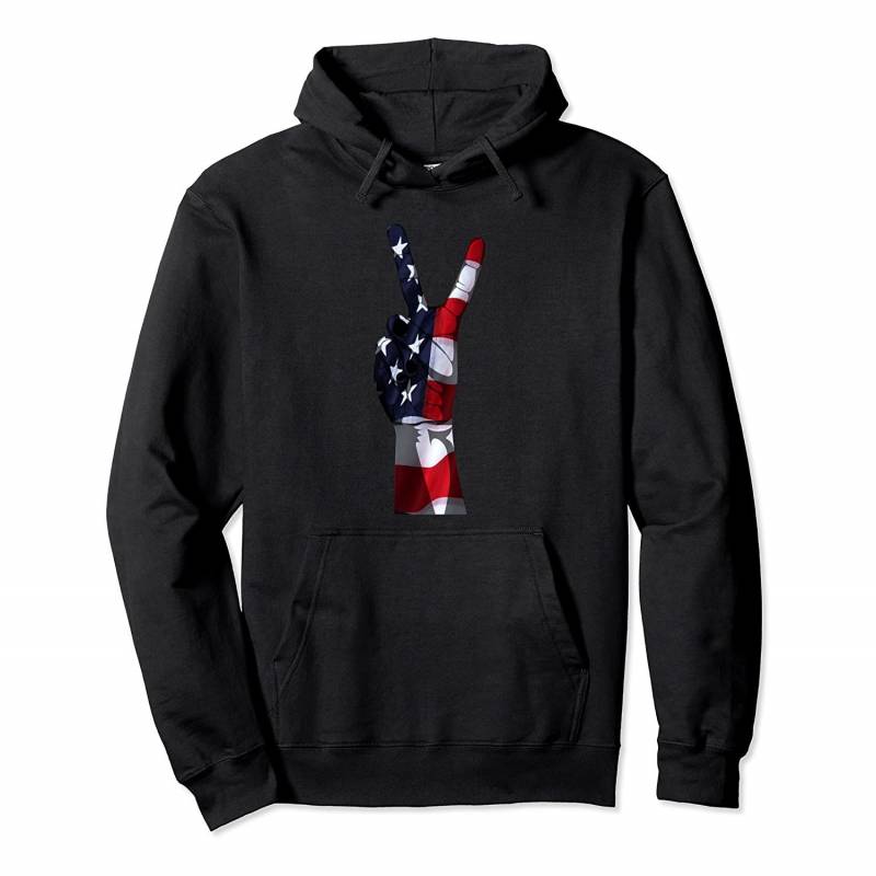 A Victory Sign By Deaf People To Show The Awareness To Deaf Pullover Hoodie