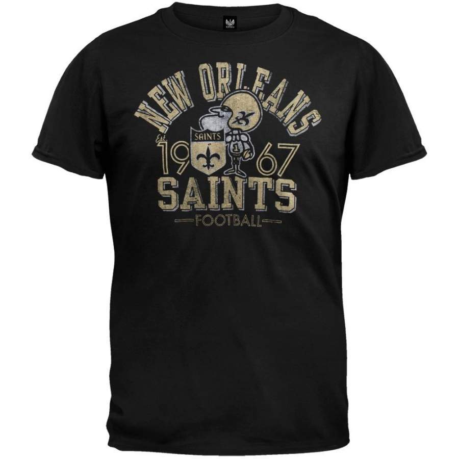 New Orleans Saints – Logo Fadeaway Premium T-Shirt