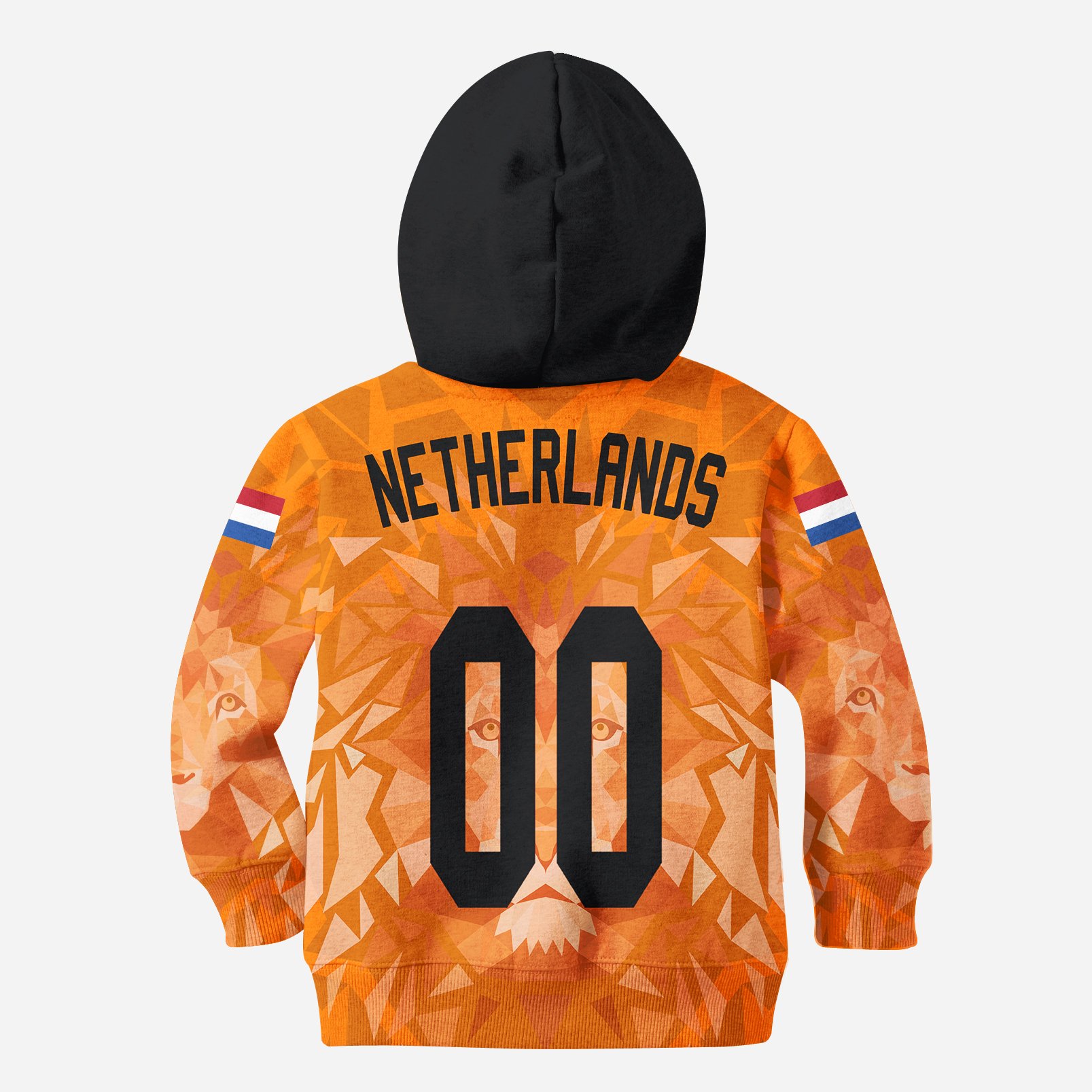 (Custom) Netherlands Lion Hoodie Kid Euro Soccer A27