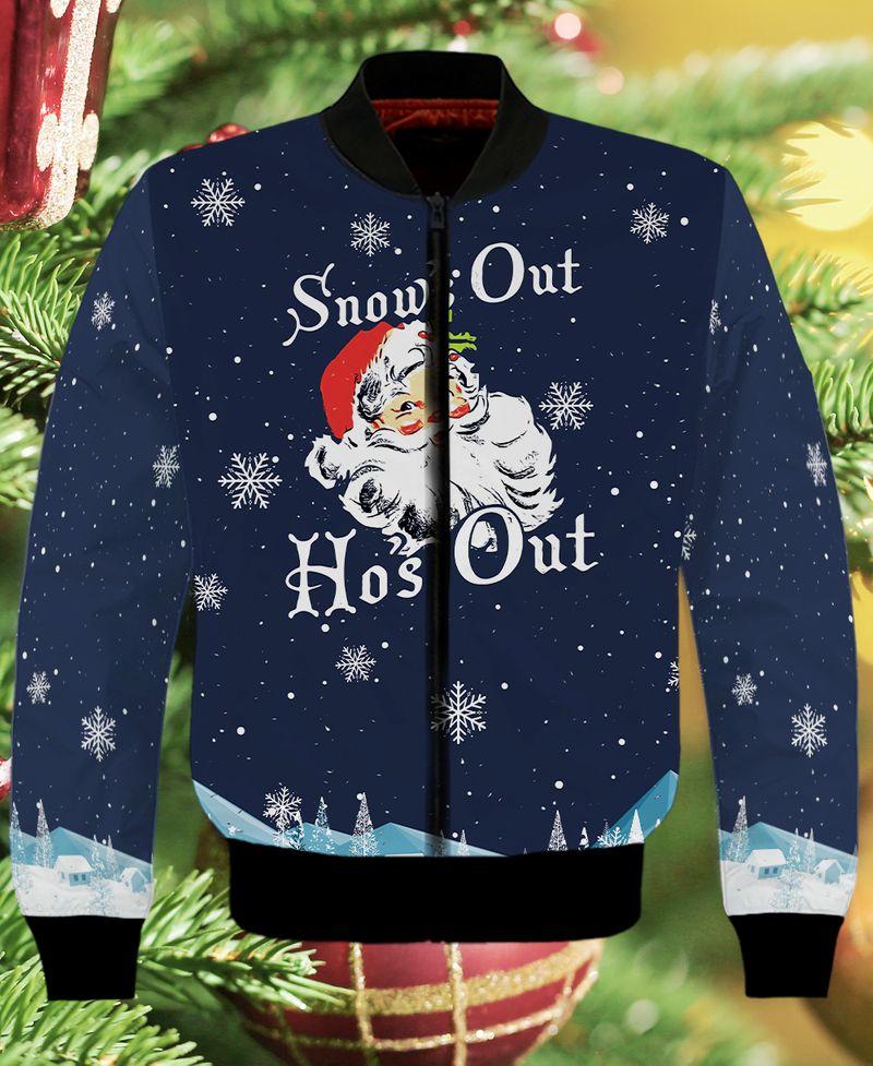 Christmas Snow’S Out Ho’S Out 3D Bomber