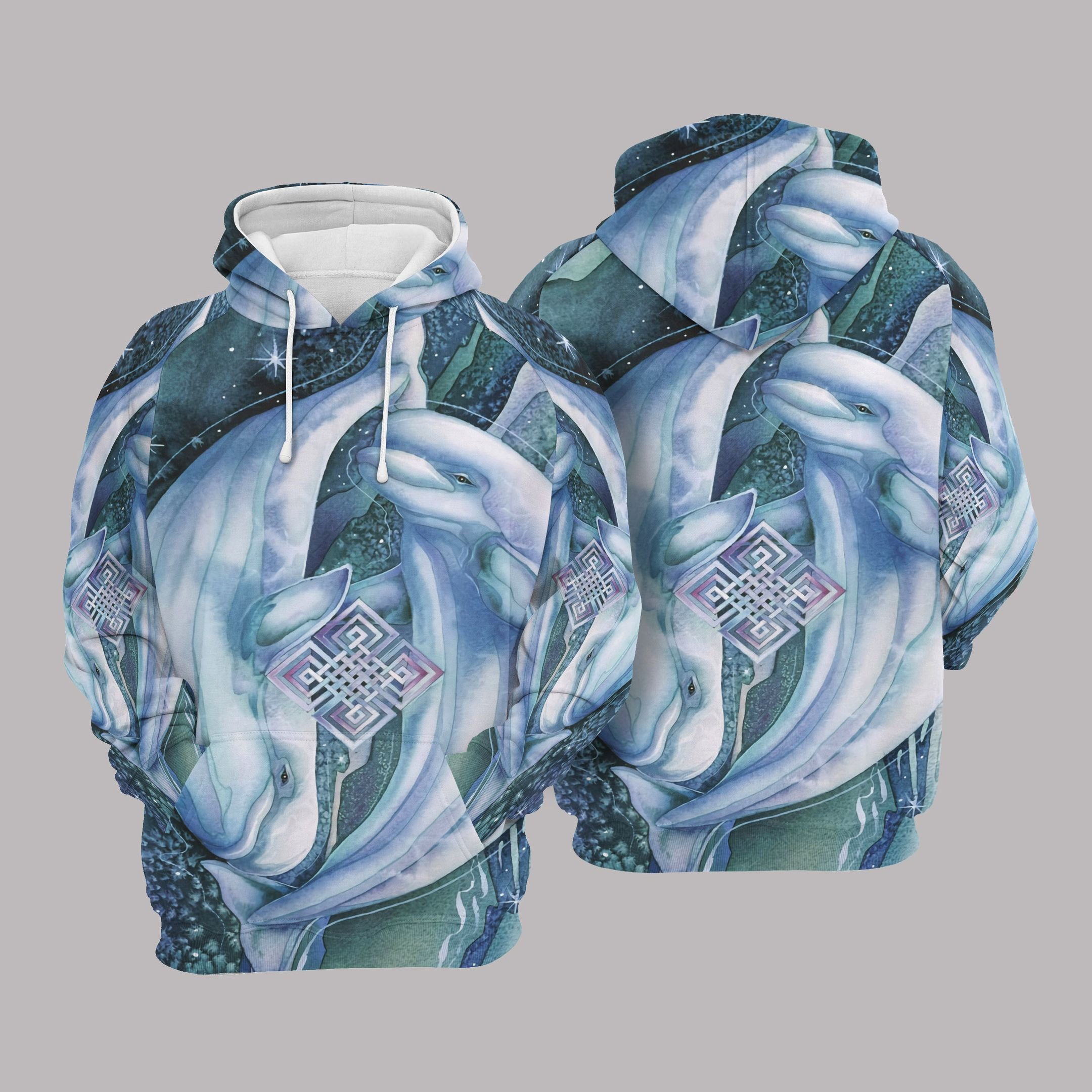 Dolphin Unisex 3D Hoodie All Over Print