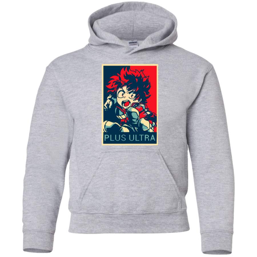 AGR My Hero Academia plus ultra Youth Pullover Hoodie