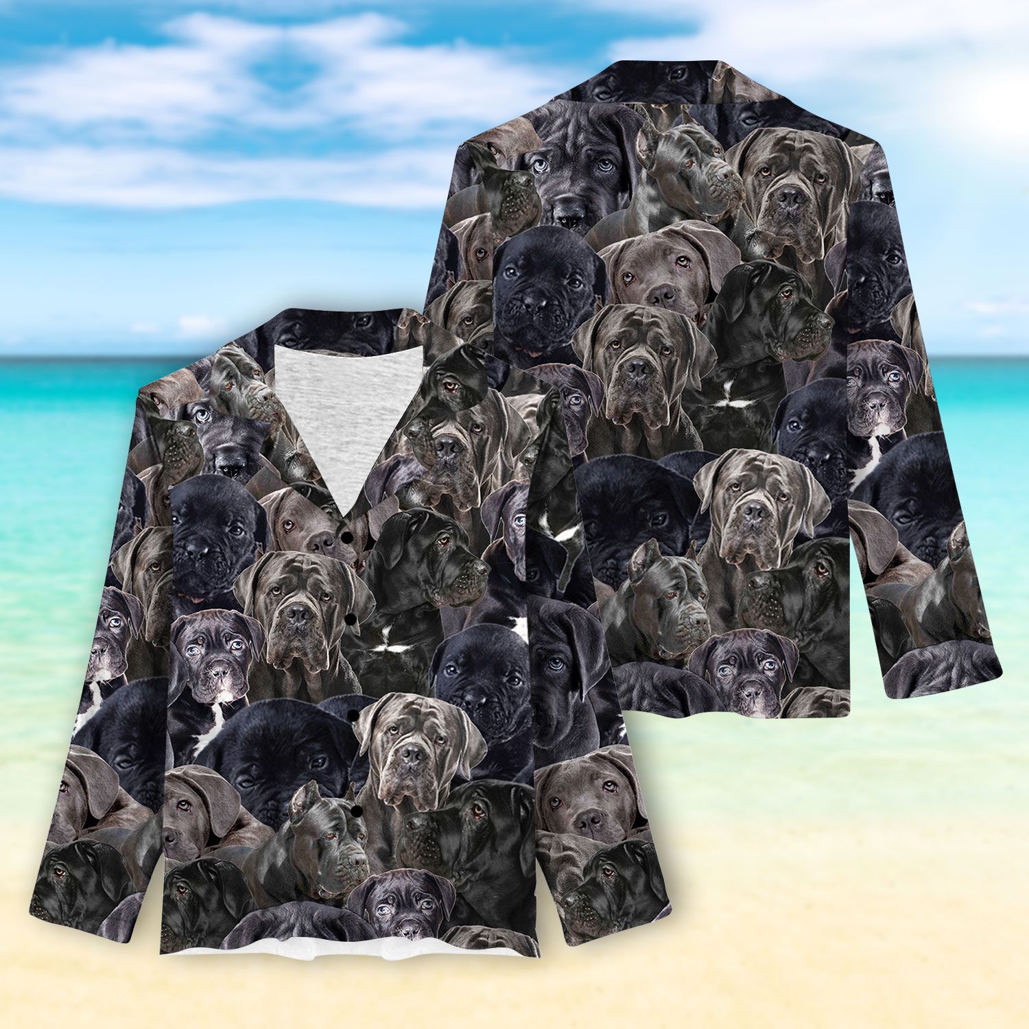 Women’s Long Sleeve Pajama – Cane Corso Awesome D190210