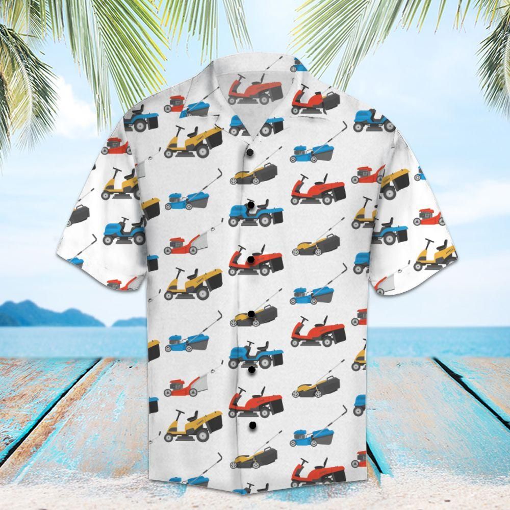 Amazing Lawn Mower Aloha Hawaiian Shirt Colorful Short Sleeve Summer Beach Casual Shirt For Men And Women