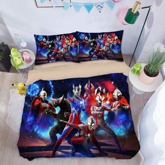 Ultraman 10 Duvet Quilt Bedding Set