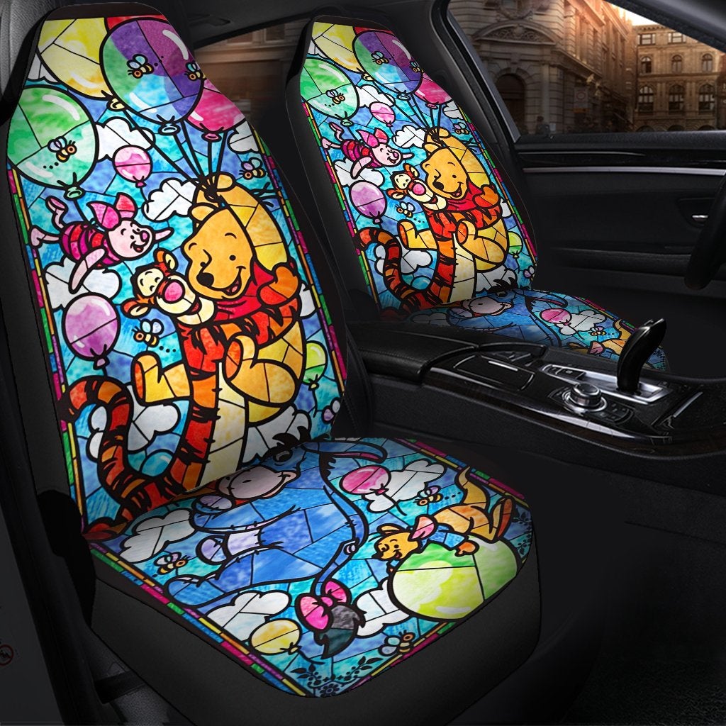 Winnie The Pooh Glass Seat Cover