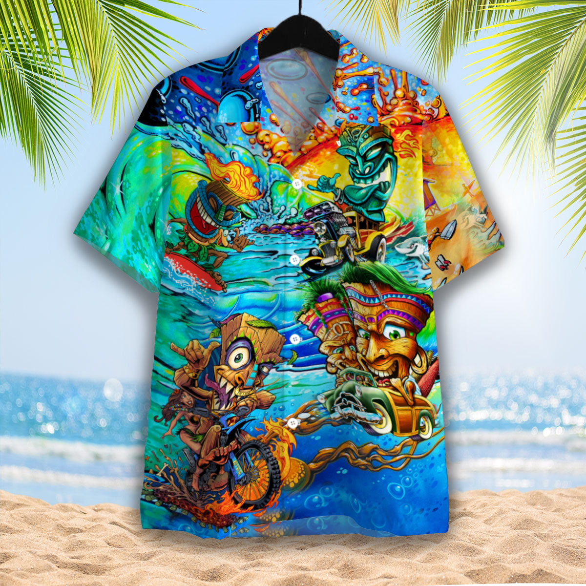 Happy Day With Tiki Hawaii Shirt For Men And Women Adult Ha66147