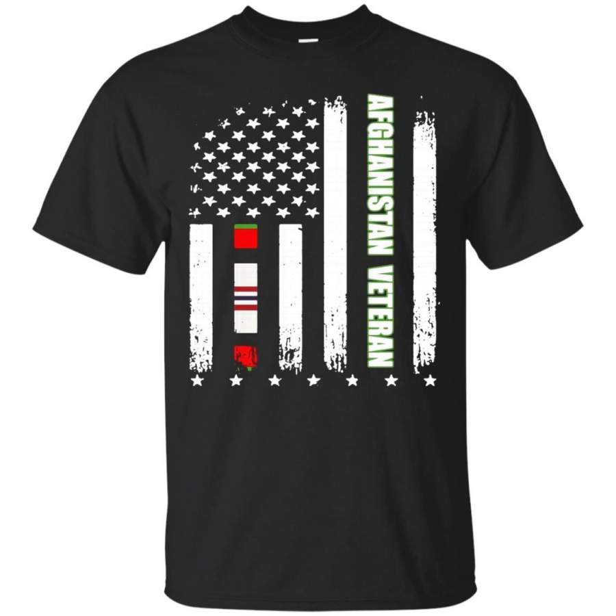 AGR Afghanistan Veteran Flag T-Shirt America American flag shirt