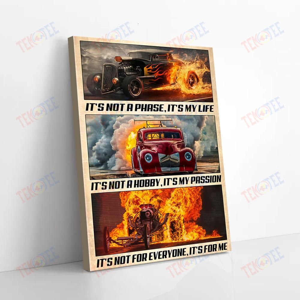 Best Canvas Prints It’S Not A Phase It’S My Life Racing Car Canvas Glamorous Living Room Bedroom Bathroom Home Decoration