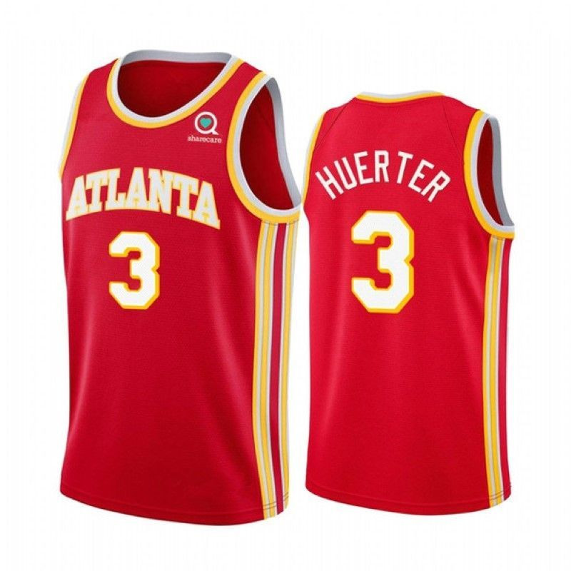 Atlanta Hawks Kevin Huerter #3 NBA 2020 New Arrival Red Jersey