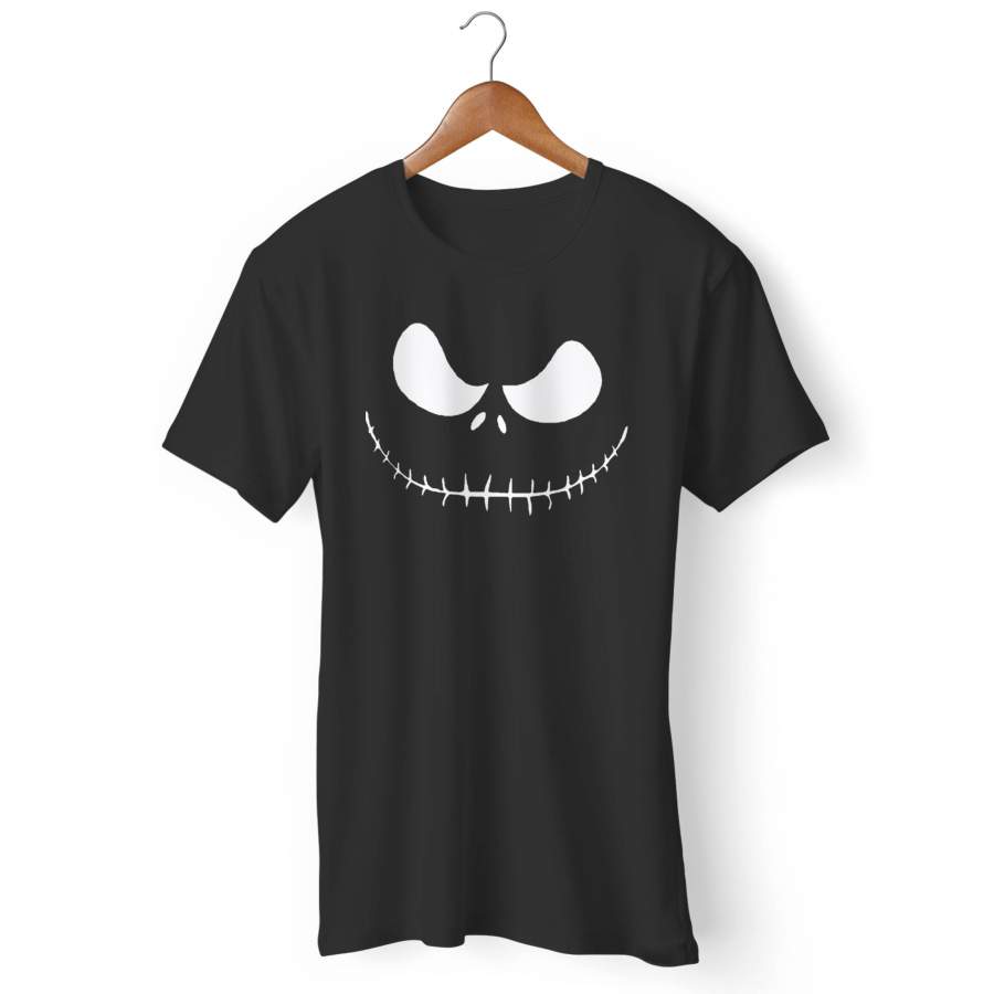 Jack Skellington Face Nightmare Before Christmas Man’s T-Shirt