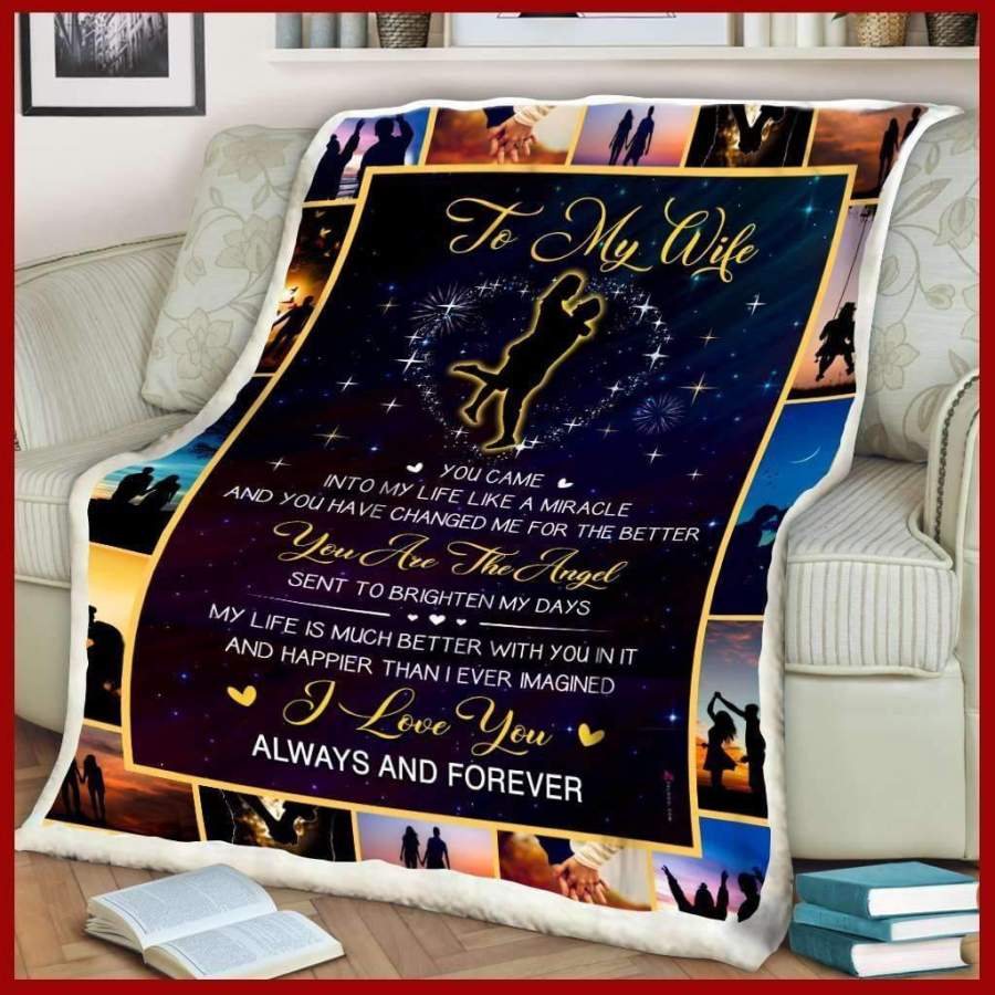 Blanket Gift For Wife I Love You Forever And Always