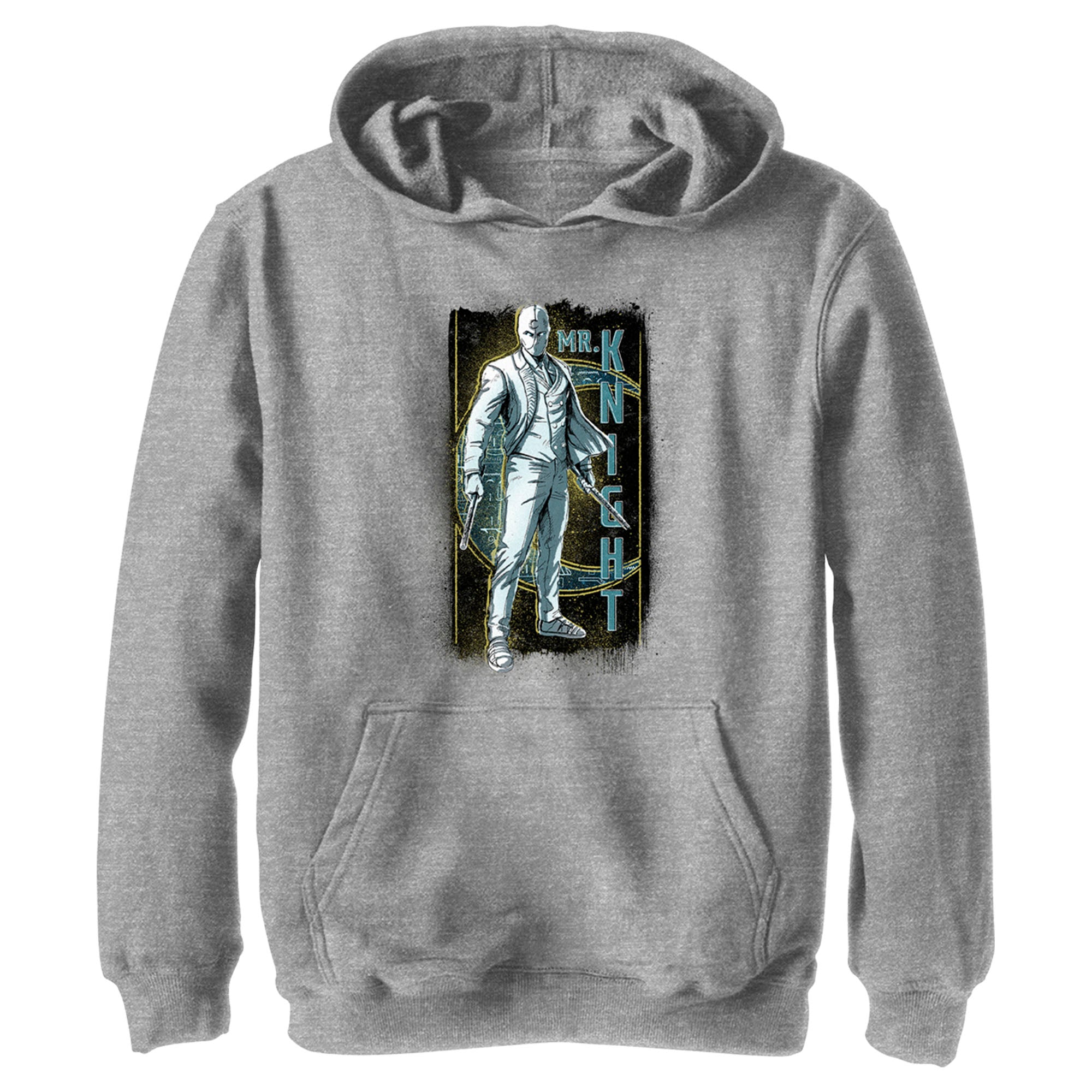 Boy’S Marvel: Moon Knight Sketch Portrait Of Mr. Knight Pull Over Hoodie