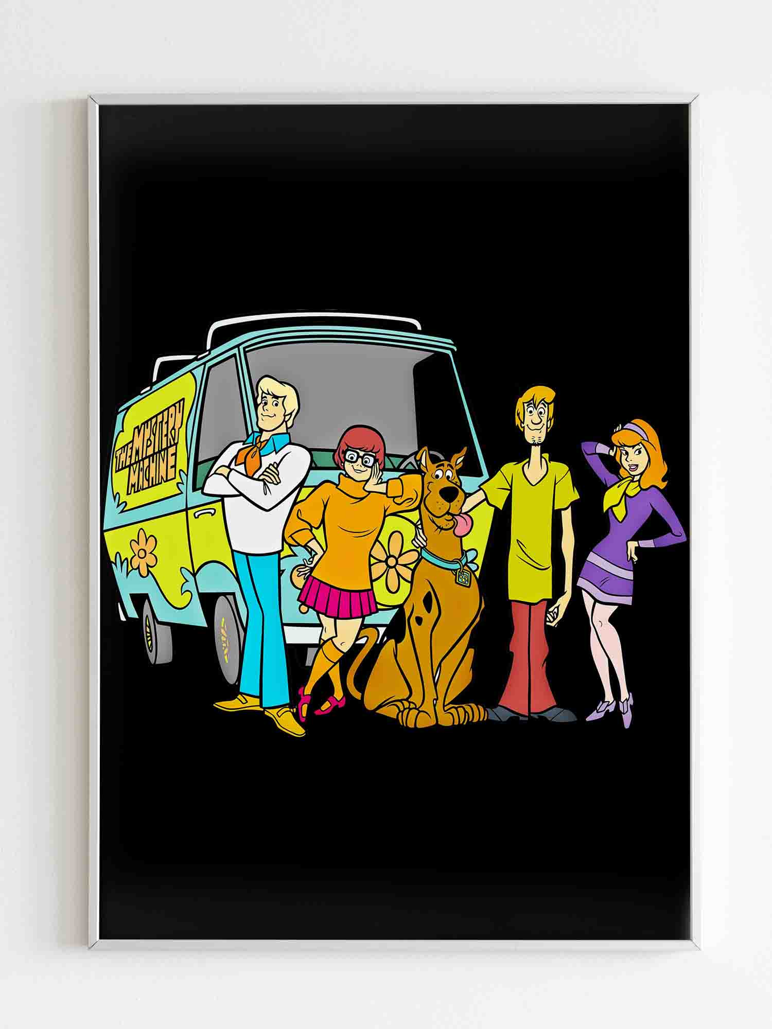 Scooby Doo Mystery Squad Character Poster - EmprintsTOP