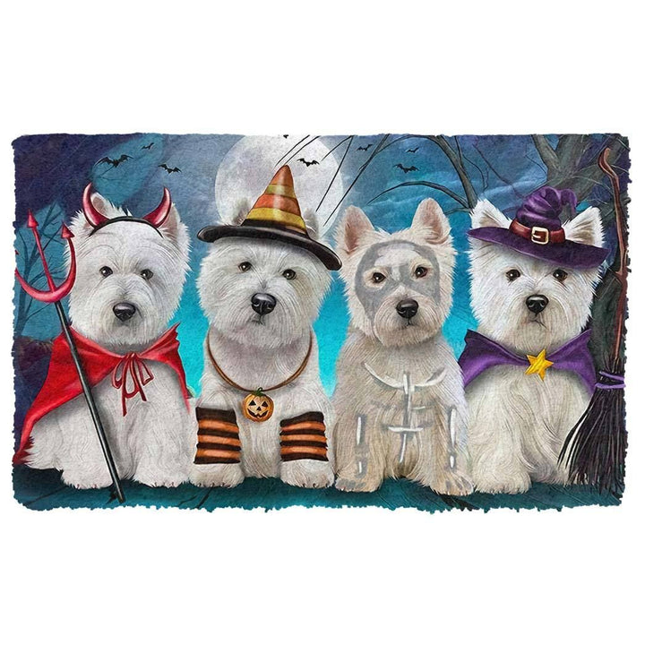 Waybackapparel Gwestie Dog Halloween Custom 3D Doormat